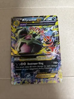 Pokemon TCG Mega-Tyranitar-EX Ancient Origins 43/98 Holo Holo Rare EX See Pics - Image 1