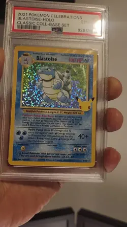 2021 Pokemon Celebrations Blastoise PSA 10 Classic Collection 15/102 Holo - Image 2