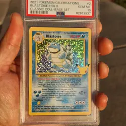 2021 Pokemon Celebrations Blastoise PSA 10 Classic Collection 15/102 Holo - Image 5