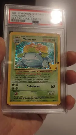 2021 Pokemon Celebrations Venusaur PSA 10 Classic Collection 15/102 Holo - Image 2