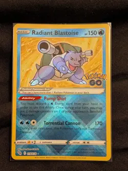 Pokemon Go TCG Radiant Charizard, Venusaur, Blastoise Bundle - Image 2