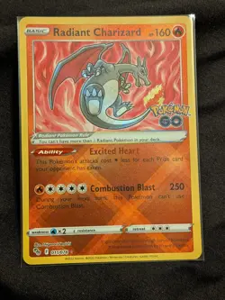 Pokemon Go TCG Radiant Charizard, Venusaur, Blastoise Bundle - Image 4
