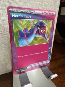 Pokemon TCG Hero's Cape 152/162 Temporal Forces Ace Rare Holo - Image 2