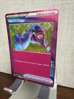 Pokemon TCG Hero's Cape 152/162 Temporal Forces Ace Rare Holo - Image 3