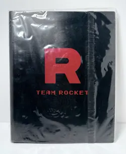Pokemon R Team Rocket Binder Portfolio 20- 18 Pocket Pages Holds 360 - Image 1