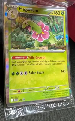 Pokemon Mega Evolution Prerelease STAFF Promo (Set of 4) SEALED - Image 3