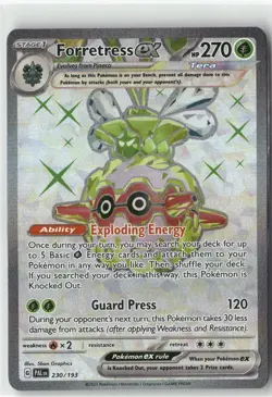 Forretress ex, Pokemon SV02: Paldea Evolved Ultra Rare, 230/193 NM - Image 1