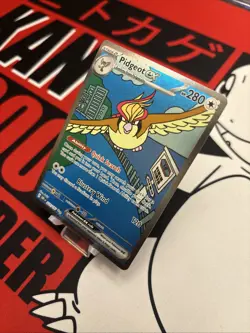 Pokemon TCG NM Pidgeot EX 225/197 Special Illustration Rare Holo Obsidian Flames - Image 3