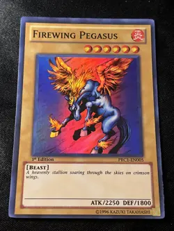 Yu-Gi-Oh! - Firewing Pegasus PRC1-EN005 Super Rare 1st Edition Near Mint - Image 1