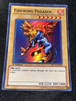 Yu-Gi-Oh! - Firewing Pegasus PRC1-EN005 Super Rare 1st Edition Near Mint - Image 2