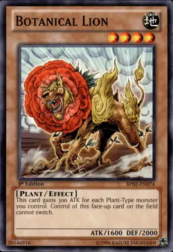Botanical Lion - 1st Edition BP02-EN074 - NM - YuGiOh - Image 1