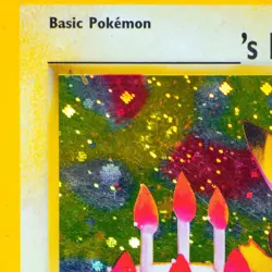 Pikachu | 3x WOTC Black Star Promo Cards: Birthday, Flying, Bumblebee | 24/25/27 - Image 5