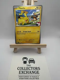 Pokemon League Pikachu SVP101 Exclusive Promo Card Black Star - Image 1