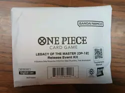 One Piece Card Game Legacy of the Master ([OP-12] Release Event Kit SEALED - Image 1