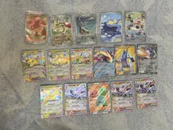 Pokemon TCG Surging Sparks Lot Of 3 Illustration Rare And Full Art Cards All NM - Image 1