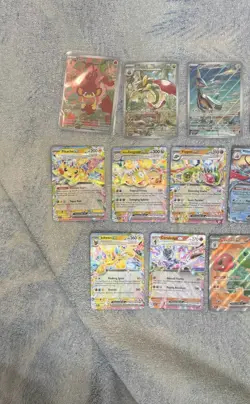 Pokemon TCG Surging Sparks Lot Of 3 Illustration Rare And Full Art Cards All NM - Image 2