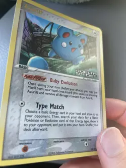 Azurill 20/113 - Reverse Holo Rare EX Delta Species Stamped - Pokemon Card - NM - Image 4
