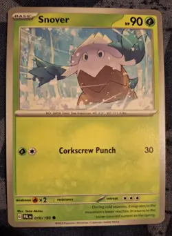 Pokemon Cards: Snover | 10/193 | Common | Regular | Paldea Evolved - Pokemon TCG - Image 1