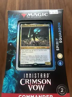 Magic: The Gathering Crimson Vow Spirit Squadron Commander Deck Card 630509995318 - Image 1