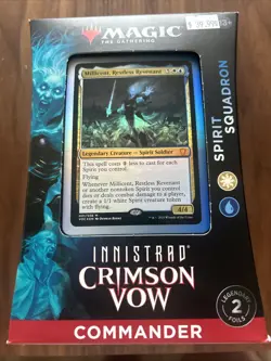 Magic: The Gathering Crimson Vow Spirit Squadron Commander Deck Card 630509995318 - Image 2
