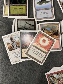 Magic Unlimited Edition And Revised Card Deck Lot 500+ Cards Good Amount$10-100 - Image 3