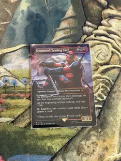 Deadpool, Trading Card (Rainbow Foil) Secret Lair Drop Foil - Image 1