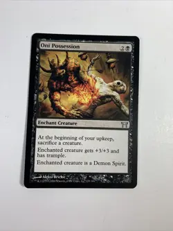 Magic the Gathering MTG Oni Possession 135/306 Champions of Kamigawa LP - Image 1