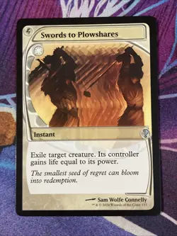 Swords to Plowshares (x1 Future Sight) MTG The List - Mystery Booster 2 - Image 1