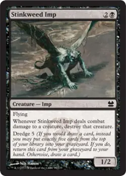 MTG Stinkweed Imp, Modern Masters, Heavily Played, English - Image 1