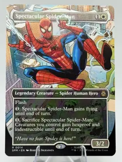 Magic: TG - Spectacular Spider-Man (Borderless) Marvel's Spider-Man Regular - NM - Image 1