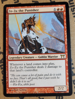 MTG - Zo-Zu the Punisher - CHK - Rare - LP - Magic the Gathering - Image 1