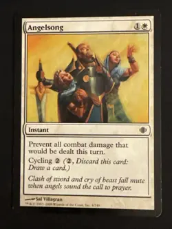 1x Angelsong (4) Shards of Alara LP MTG Magic the Gathering x1 MKE - Image 1