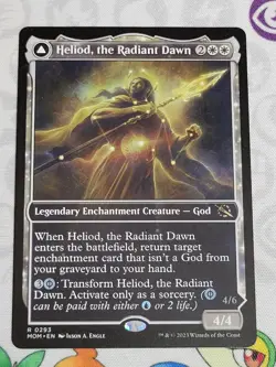 C2544 MAGIC MTG MARCH MACHINE HELIOD THE RADIANT DAWN #0293 NM RARE SHOWCASE - Image 1