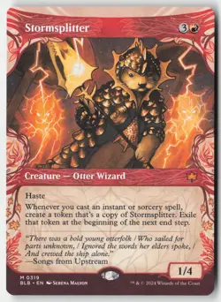 MTG - Stormsplitter (Showcase) M Bloomburrow 319 LP-NM - Image 1