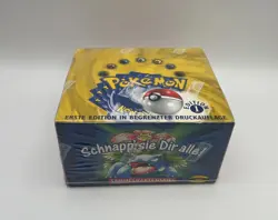 1999 Pokemon GERMAN 1st Edition Base Set Booster Box Display SEALED - Image 1
