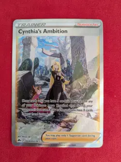 Cynthia's Ambition GG60/GG70 Crown Zenith - (NM/M) Galarian Gallery Pokemon TCG - Image 1
