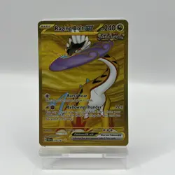 Pokemon TCG Raging Bolt EX Temporal Forces 218/162 Hyper Rare Gold - Image 1