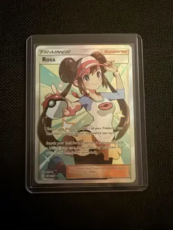 Pokemon TCG Rosa Trainer Cosmic Eclipse Full Art Card 236/236 LP - Image 1