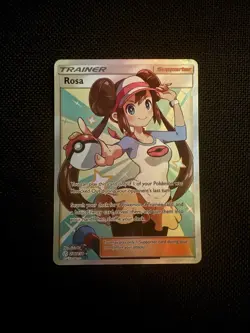 Pokemon TCG Rosa Trainer Cosmic Eclipse Full Art Card 236/236 LP - Image 2