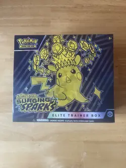 Pokemon TCG Scarlet & Violet SURGING SPARKS Elite Trainer Box FACTORY SEALED ETB - Image 4
