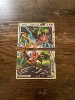 Pokemon TCG Rayquaza & Deoxys LEGEND (Both Halves) Undaunted 89+90/90 Holo Rare - Image 2
