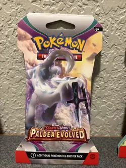 Pokemon Scarlet and Violet Paldea Evolved Sleeved Booster Pack SEALED Random One - Image 2