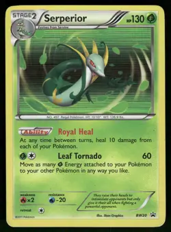 Serperior Holo BW20 Black and White Promos Pokemon - Image 1