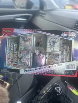 Pokemon TCG Prismatic Evolutions Premium Figure Collection Box ✅ Sealed - Image 1
