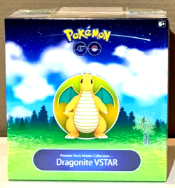 Pokemon GO Premier Deck Holder Box Dragonite VStar Collection Factory Sealed - Image 1