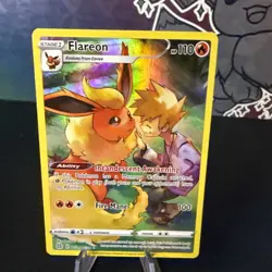 Pokemon TCG Flareon Trainer Gallery Holo Card TG01/TG30 Brilliant Stars - Image 1