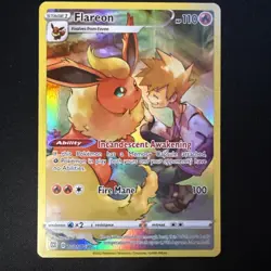 Pokemon TCG Flareon Trainer Gallery Holo Card TG01/TG30 Brilliant Stars - Image 2