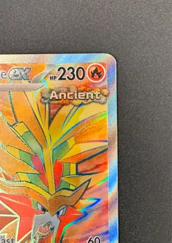 Gouging Fire ex 188/162 NM Full Art HOLO Temporal Forces Pokemon Card TCG - Image 3