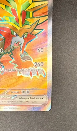Gouging Fire ex 188/162 NM Full Art HOLO Temporal Forces Pokemon Card TCG - Image 5