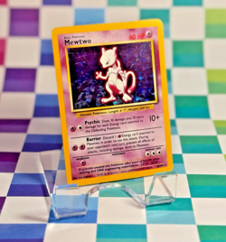 Pokemon Card -Mewtwo Base Set 010/102- Holo - NM - Image 1